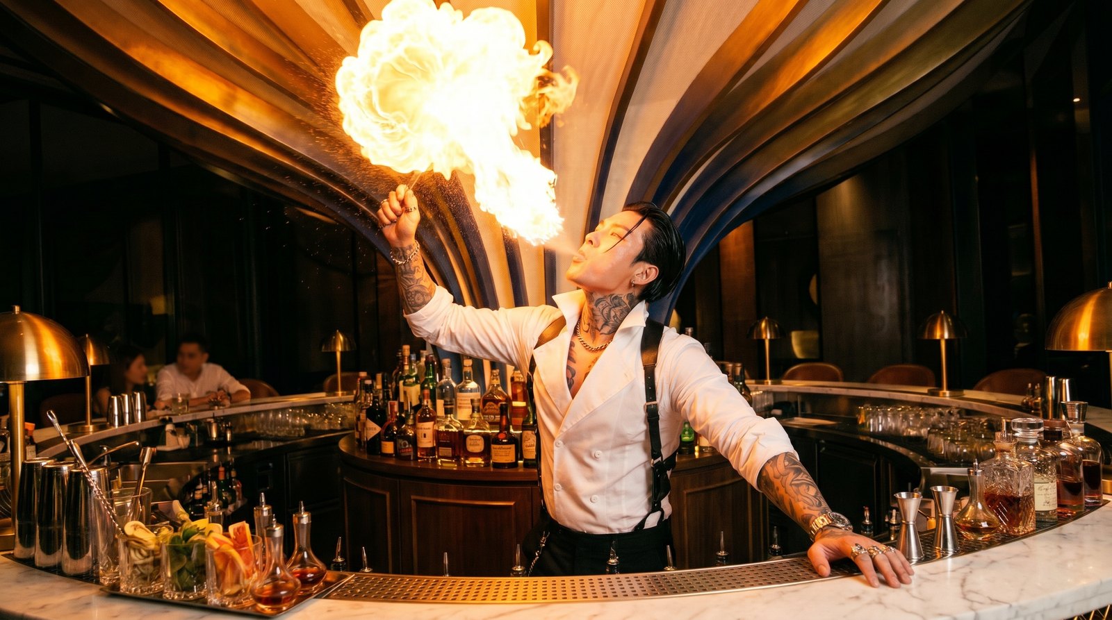 Ibiza campaign — Fire at the Bar